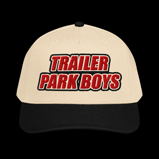 Trailer Park Boys Snapback on a black background