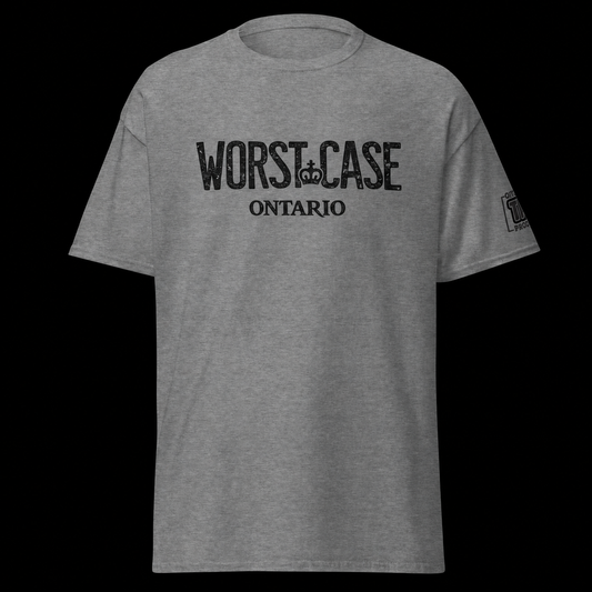 Worst Case Ontario on a black background
