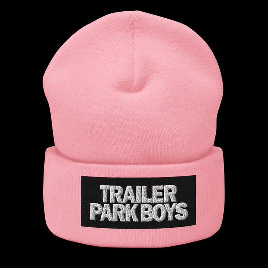 TPB BEANIE - PINK on a black background